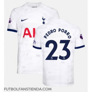 Tottenham Hotspur Pedro Porro #23 Primera Equipación 2023-24 Manga Corta
